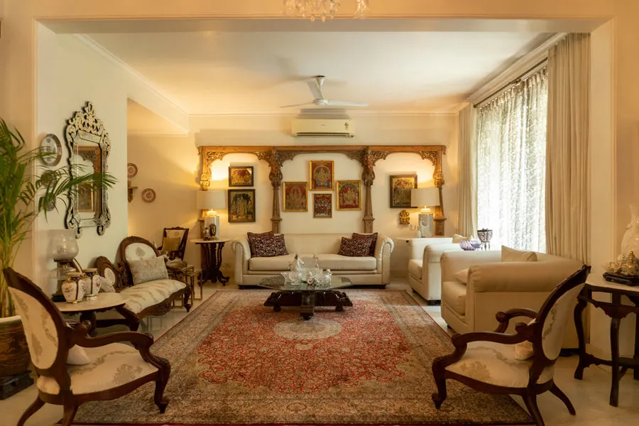 Sitting room of a heritage home